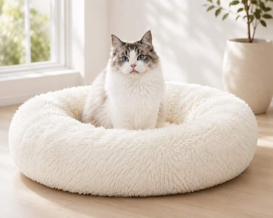Better Pets™ Calming Faux Fur Ultra-Soft Washable Pet Bed